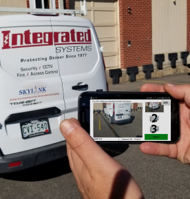 The Clancy citation android app capturing images of a vehicle.